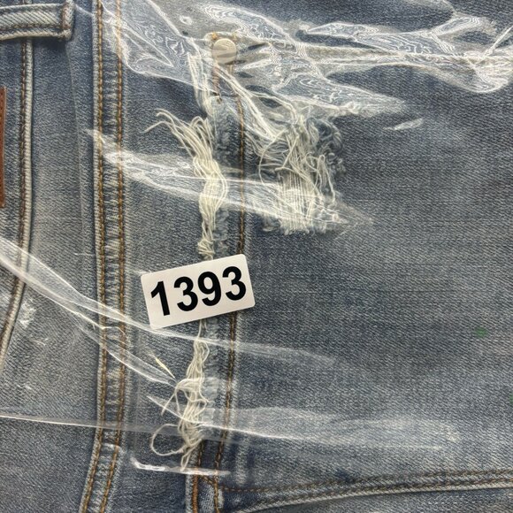 Judy Blue Boyfriend Fit Jeans Rainbow Paint Splash Destroyed Light Wash Size 22W - Picture 14 of 14